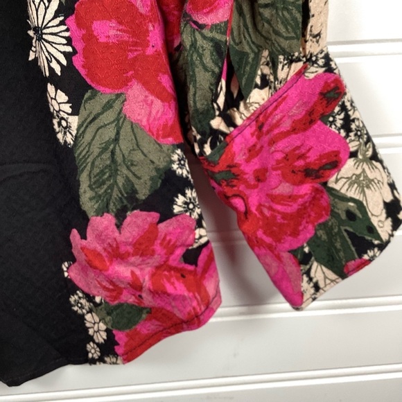 Free People Mikayla Boho Floral Printed Tunic Top Size S/P - Picture 5 of 13